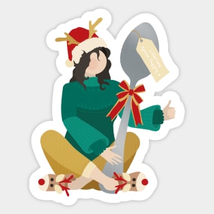 Spoon For Christmas Sticker